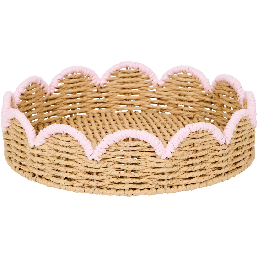 Plateau en paille de papier