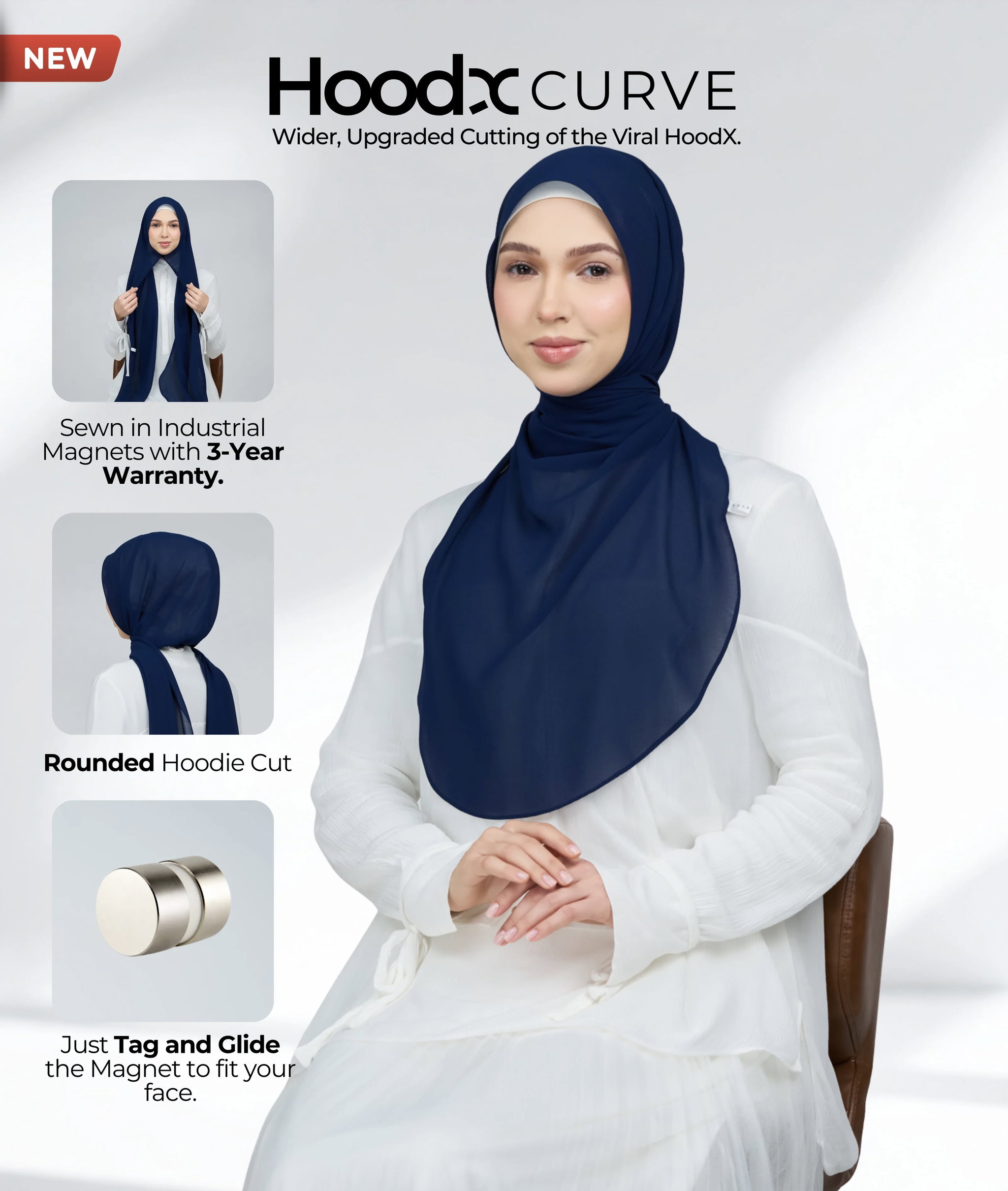 Shera Lee Tag N Go shawl - HoodX CURVE 1.6m_4