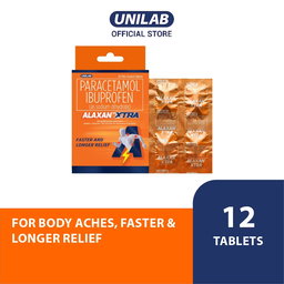 Alaxan XTRA 12 Caplets