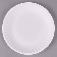 883 PAPER PLATE BROWN 25 Pcs _0