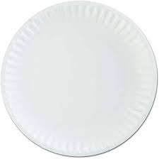 883 PAPER PLATE BROWN 25 Pcs _1