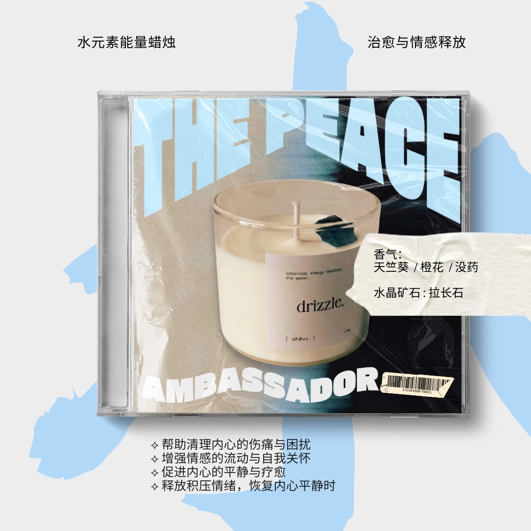Energy Candles: The Elemental 5  ⟡ 五行能量水晶蜡烛_6