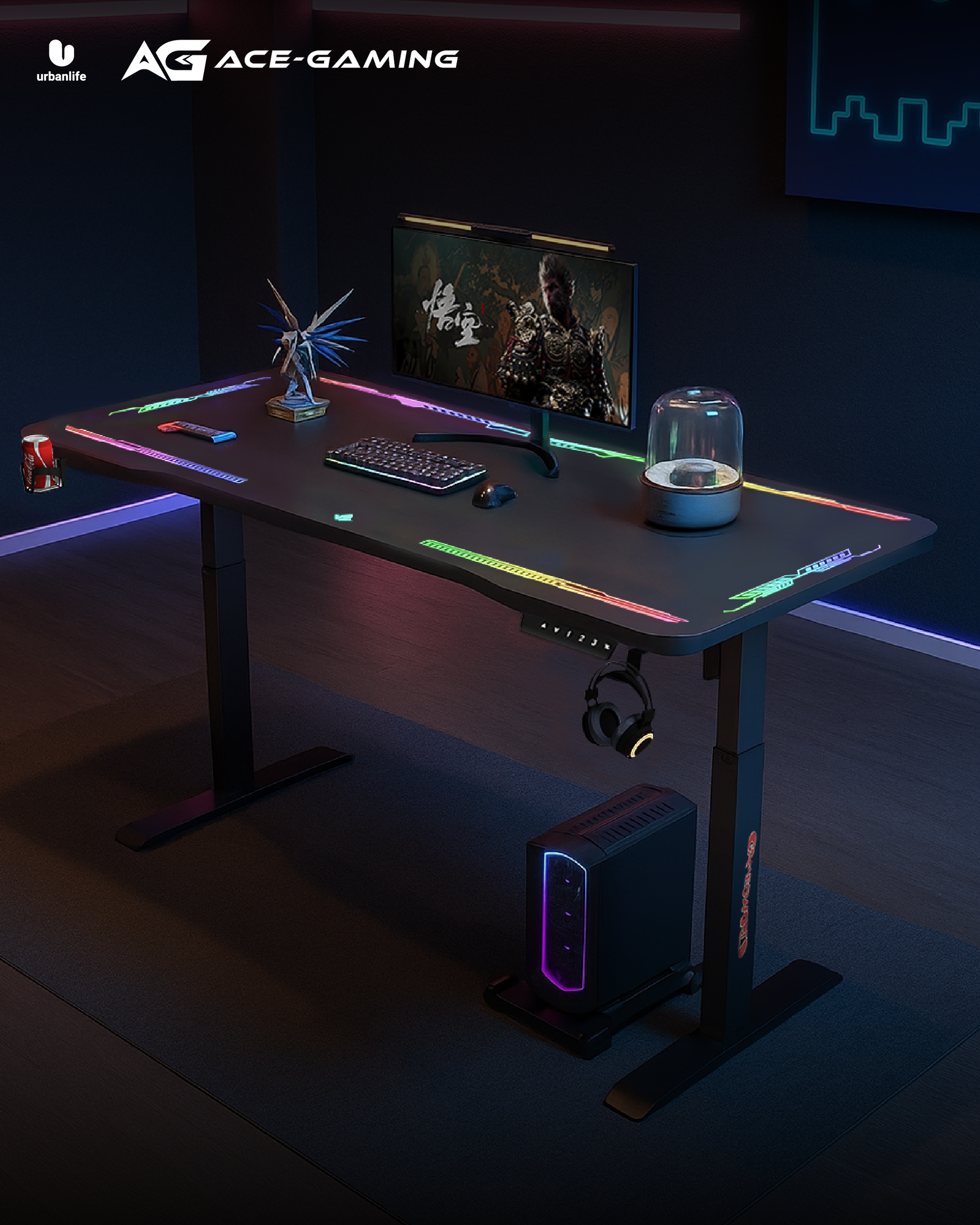10900009 - ACE-GAMING RGB ADJUSTABLE TABLE _0