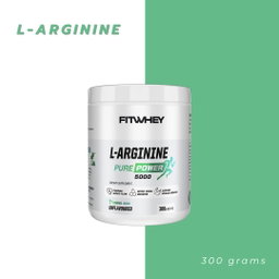 FITWHEY L-Arginine 5000 Pure Powder 300g | Pump & Nitric Oxide Support | No Stim