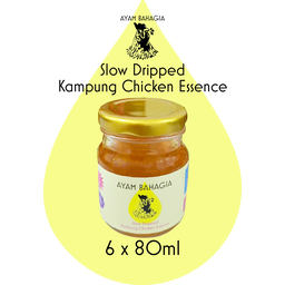 Slow Dripped Kampung Chicken Essence (6 x 80ml)