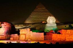 Sound and Light show at Giza Pyramids
