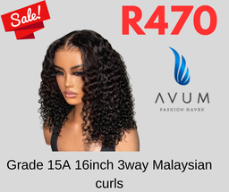 3way 16inch malaysian curls