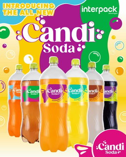 Candi Soda All Flavours & All Sizes