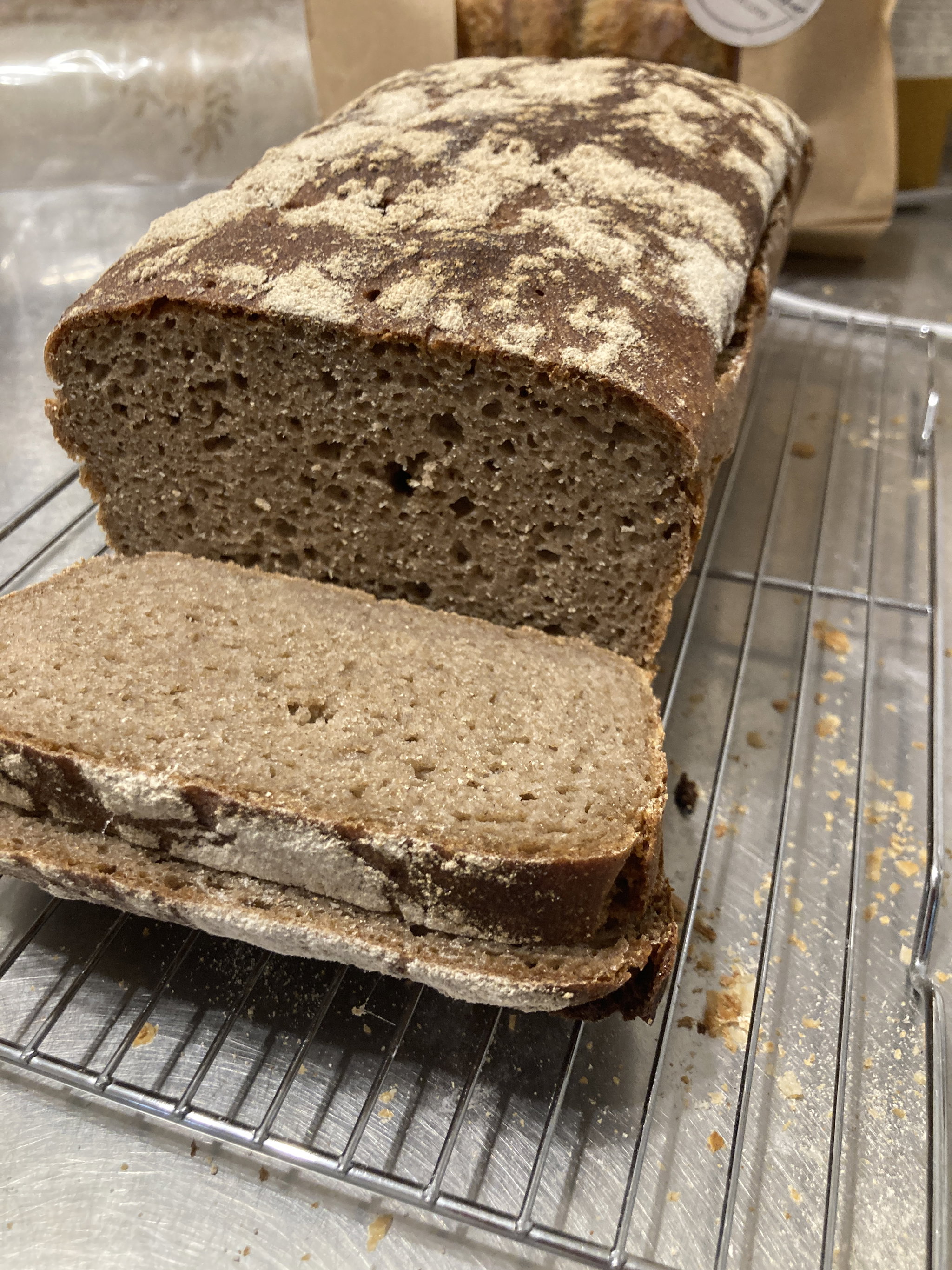 Sourdough Rye Bread לחם מחמצת שיפון_1