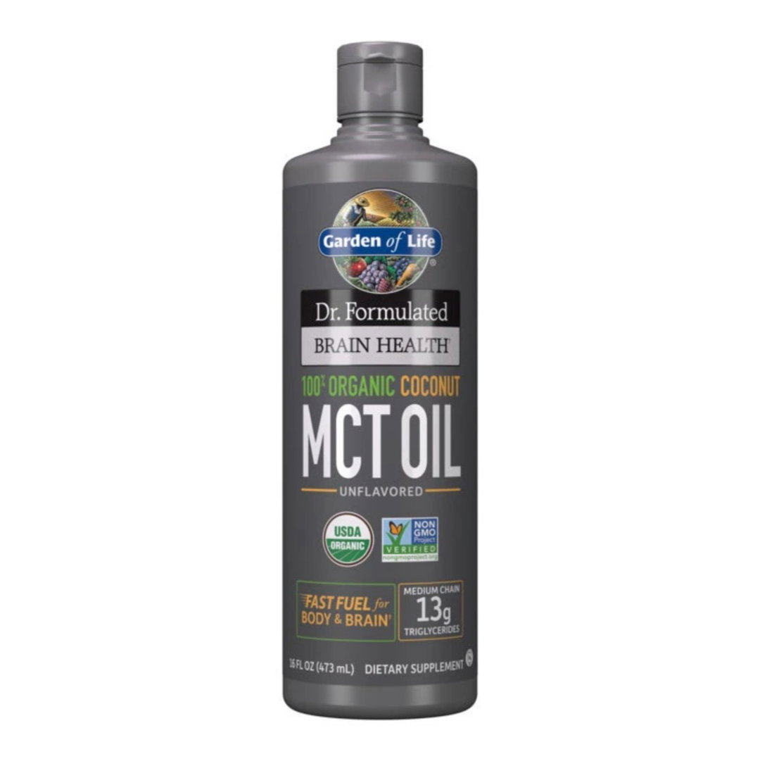 Dr. Formulated - Brain Health Organic Coconut MCT Oil Liquid