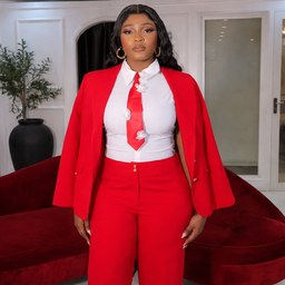 Ensemble Executive Queen – Tailleur 3 Pièces Luxe