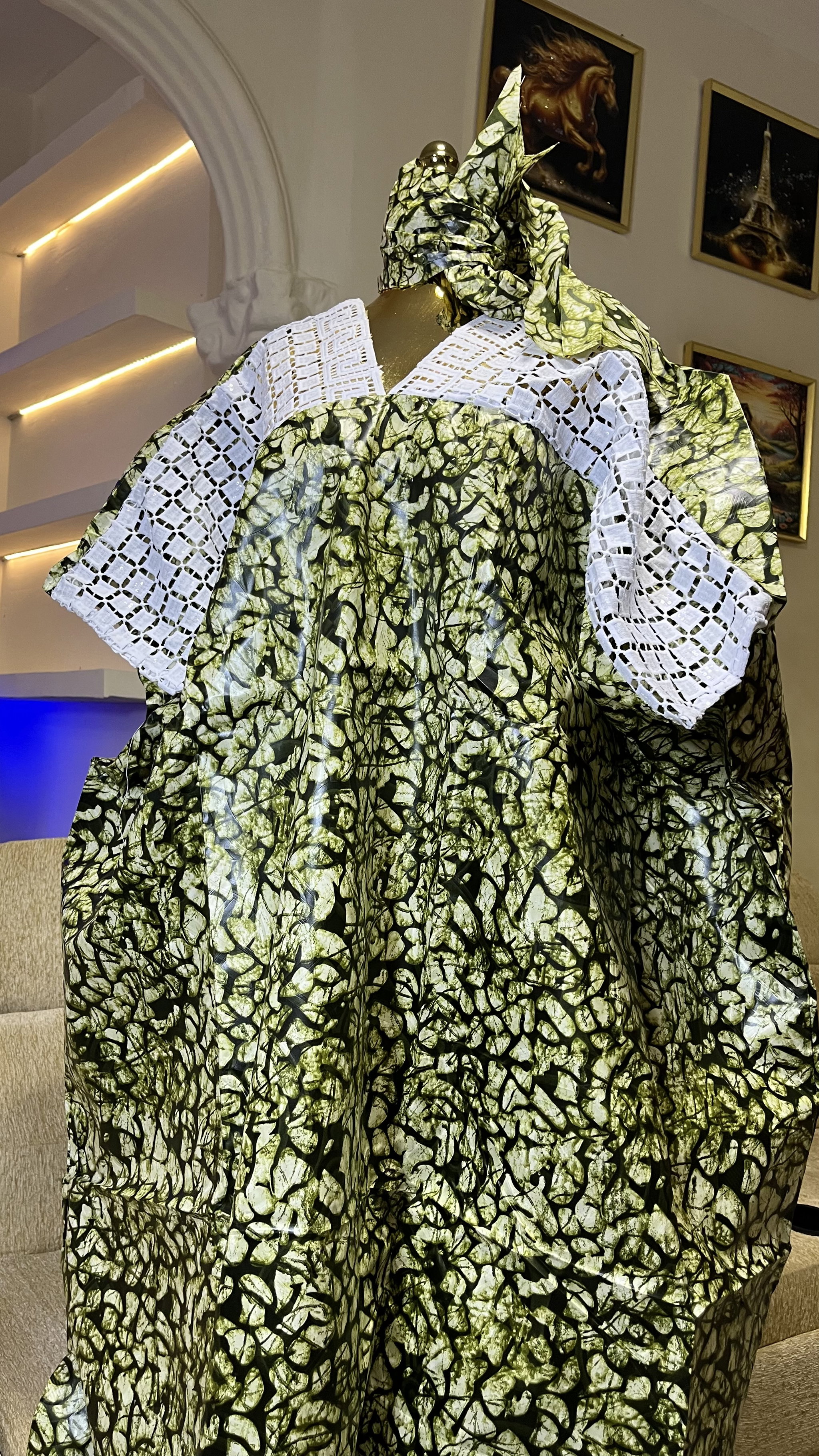 Matcha Green - Batik Style Print_0
