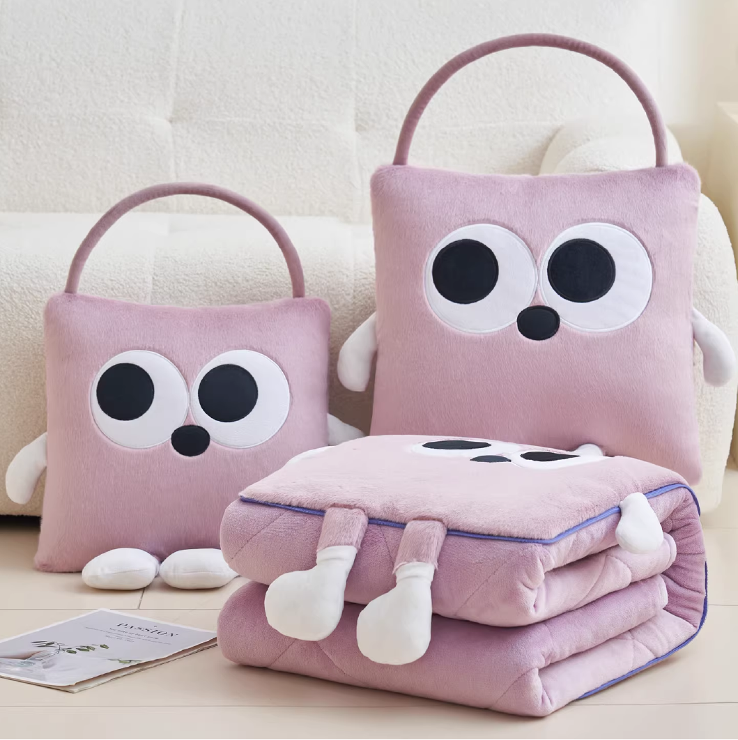 10700107 - BIG EYES BLANKET (PURPLE)