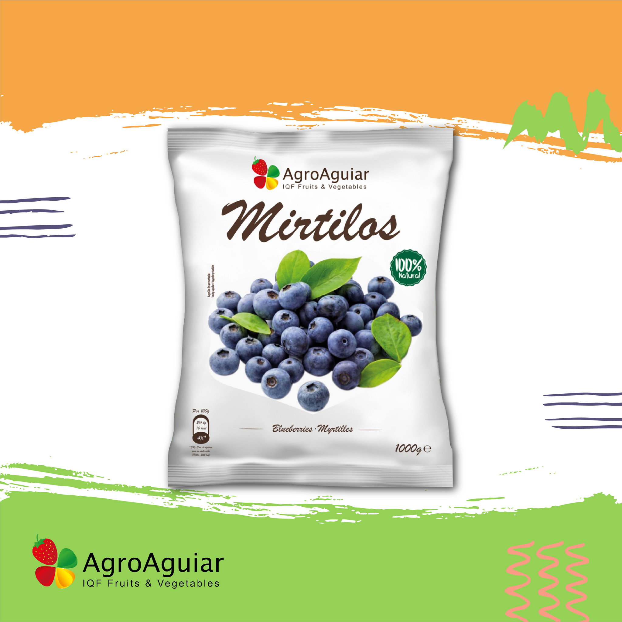 AGROAGUIAR Wild Blueberries 1kg_0
