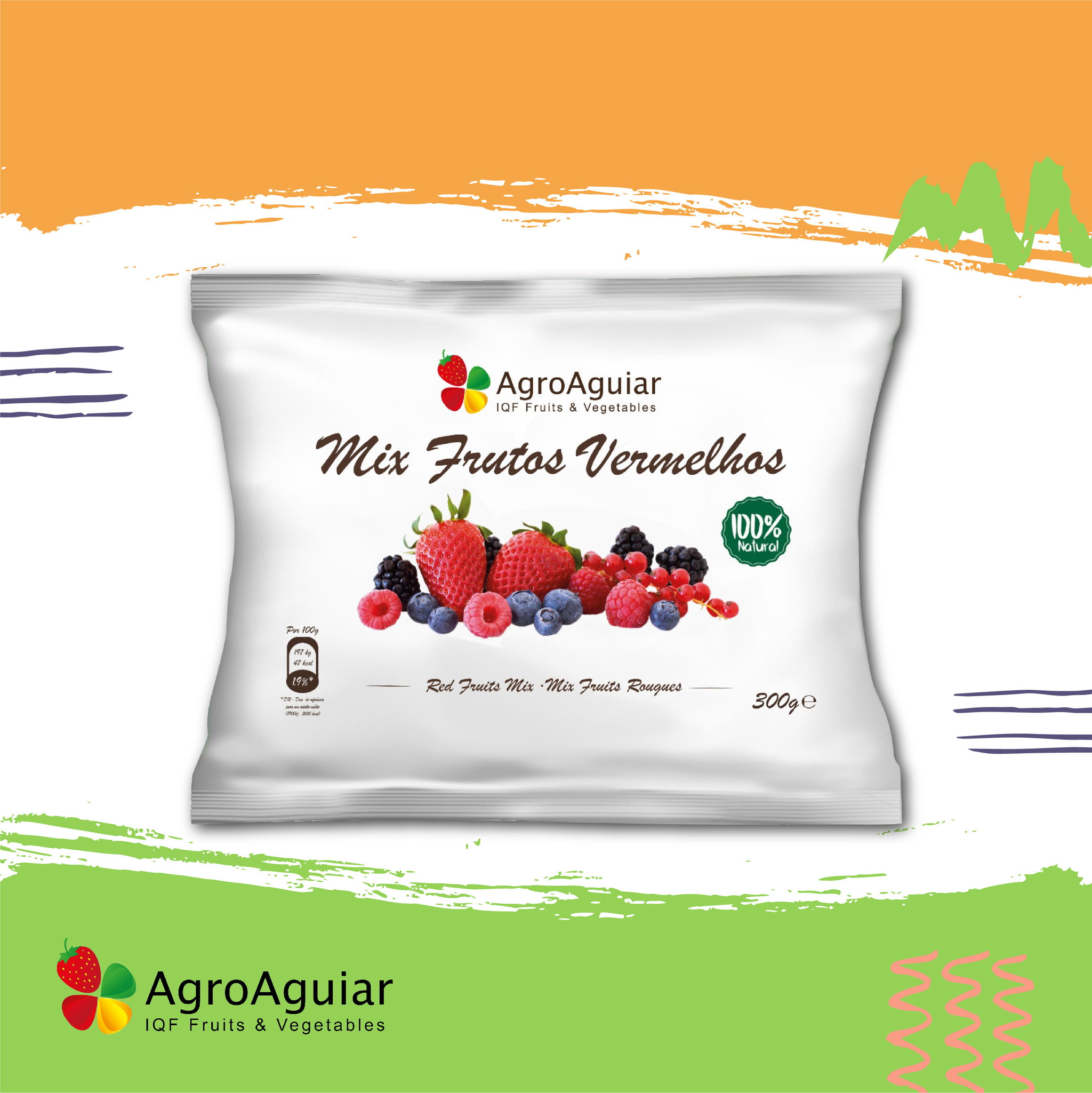 AGROAGUIAR Red Fruits Mix 300g_0