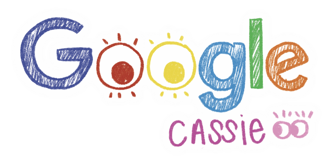 Google Cassie Sticker (8cm)