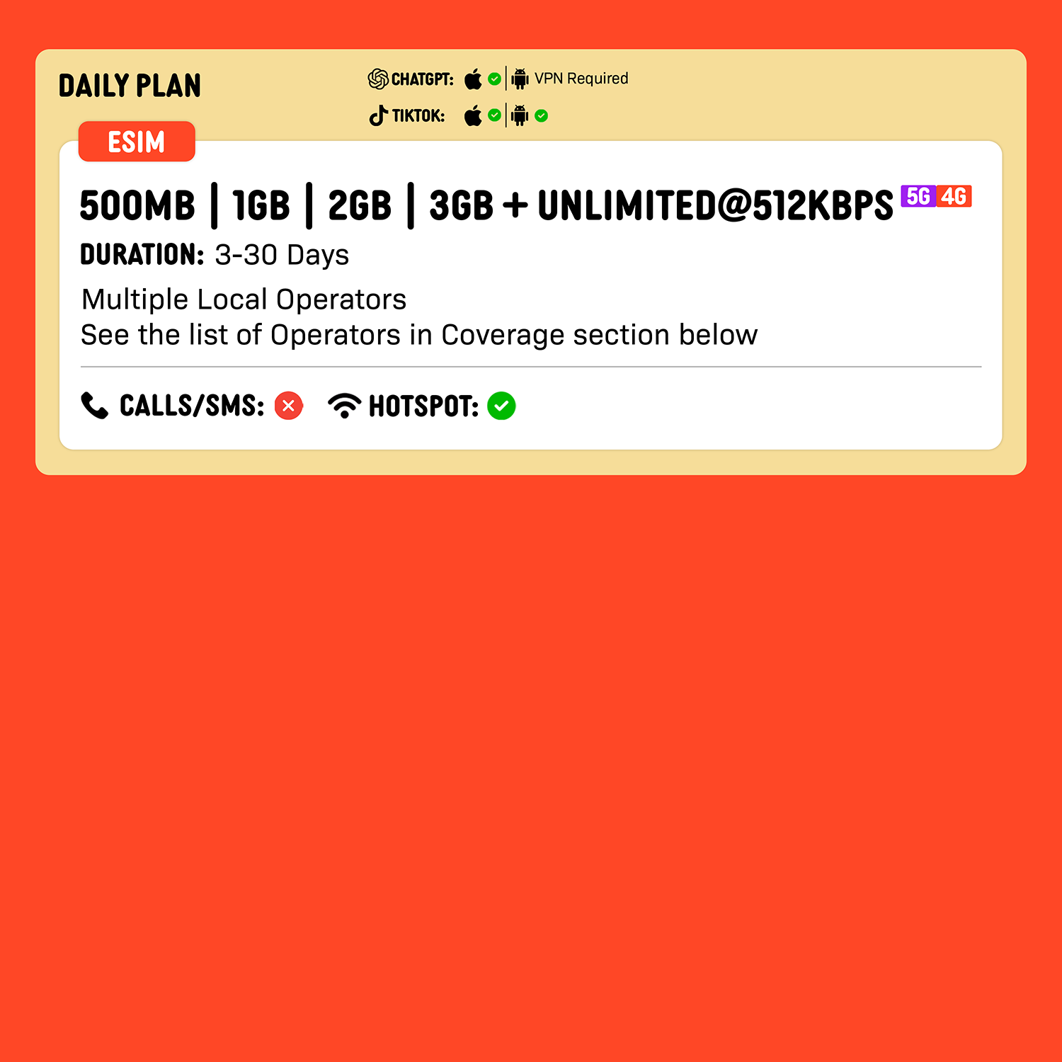 SIMPLY Southeast Asia (Malaysia/Indonesia/Thailand/Singapore) eSIM | Up to 30 Days - Daily 500MB–3GB + Unlimited Data_1