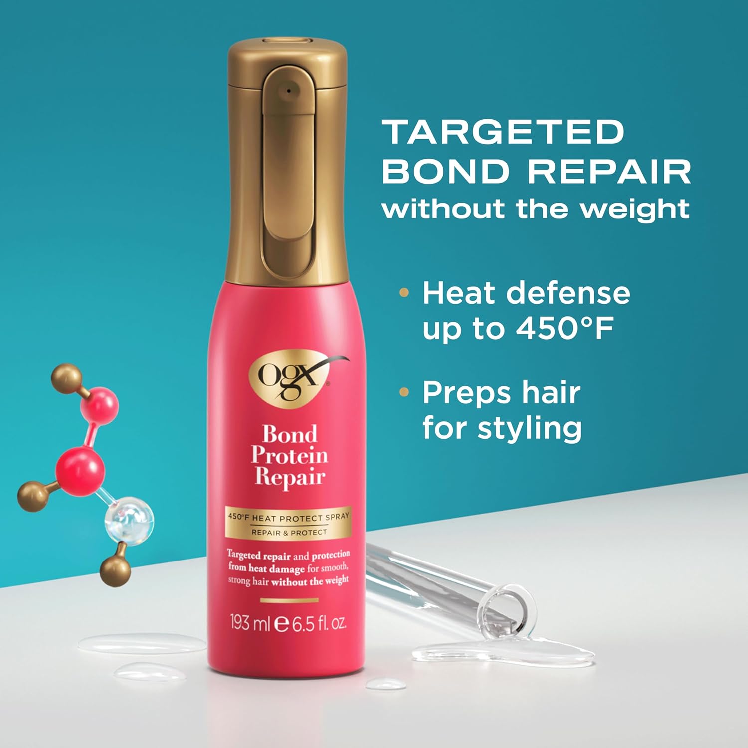OGX - Bond Protein Repair 450°F Heat Protect Spray_2