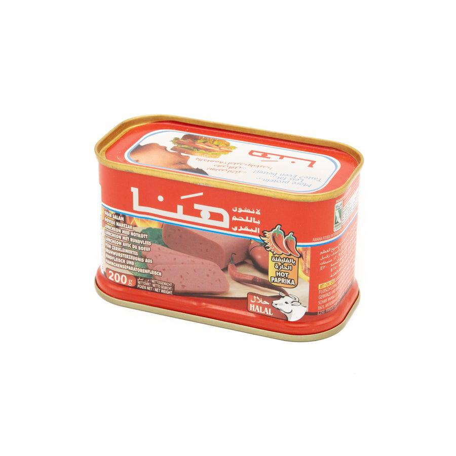 200g | Hana   Beef Hot | هنا مرتديلا بقري حار
