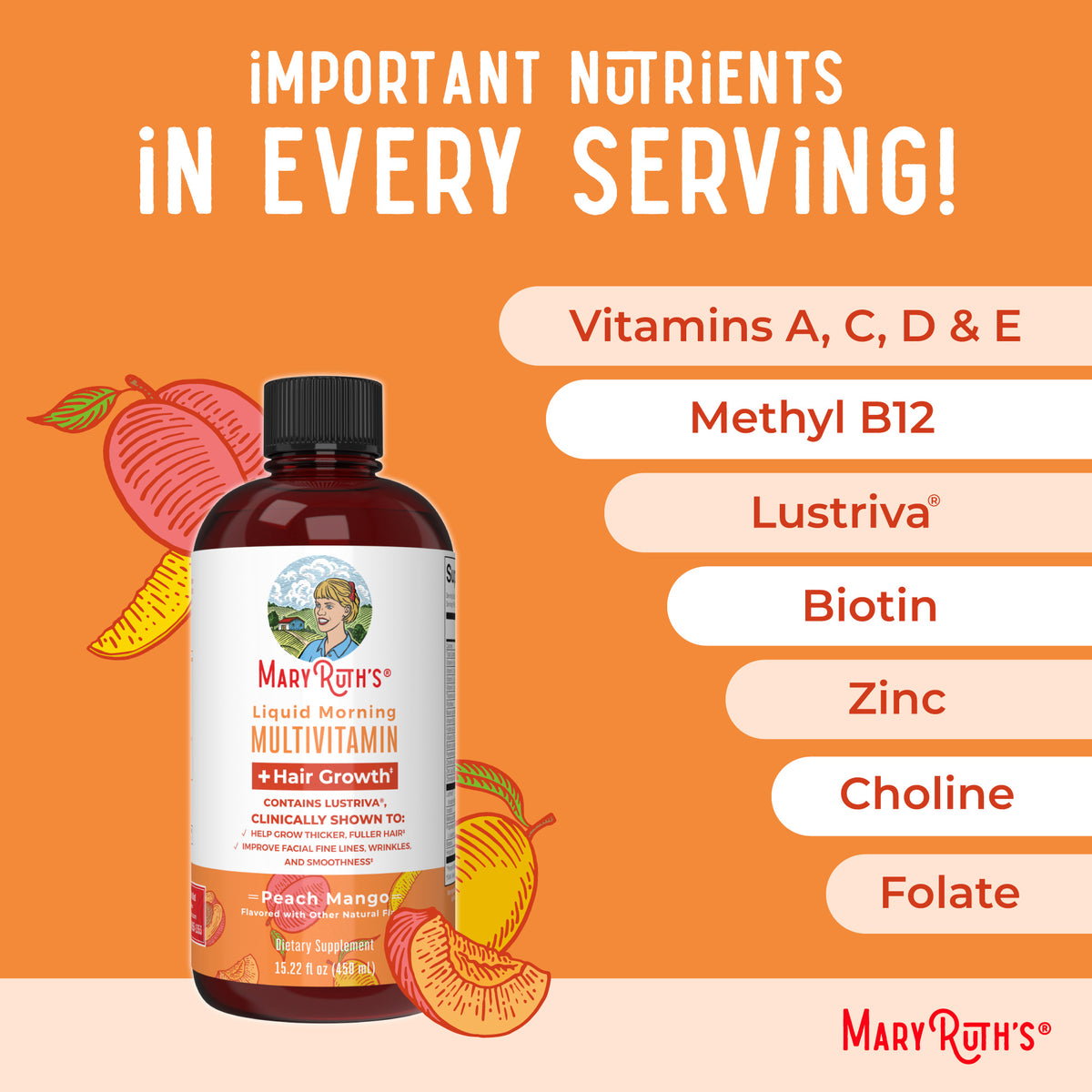 Mary Ruth - Liquid Morning Multivitamin + Hair Growth_1
