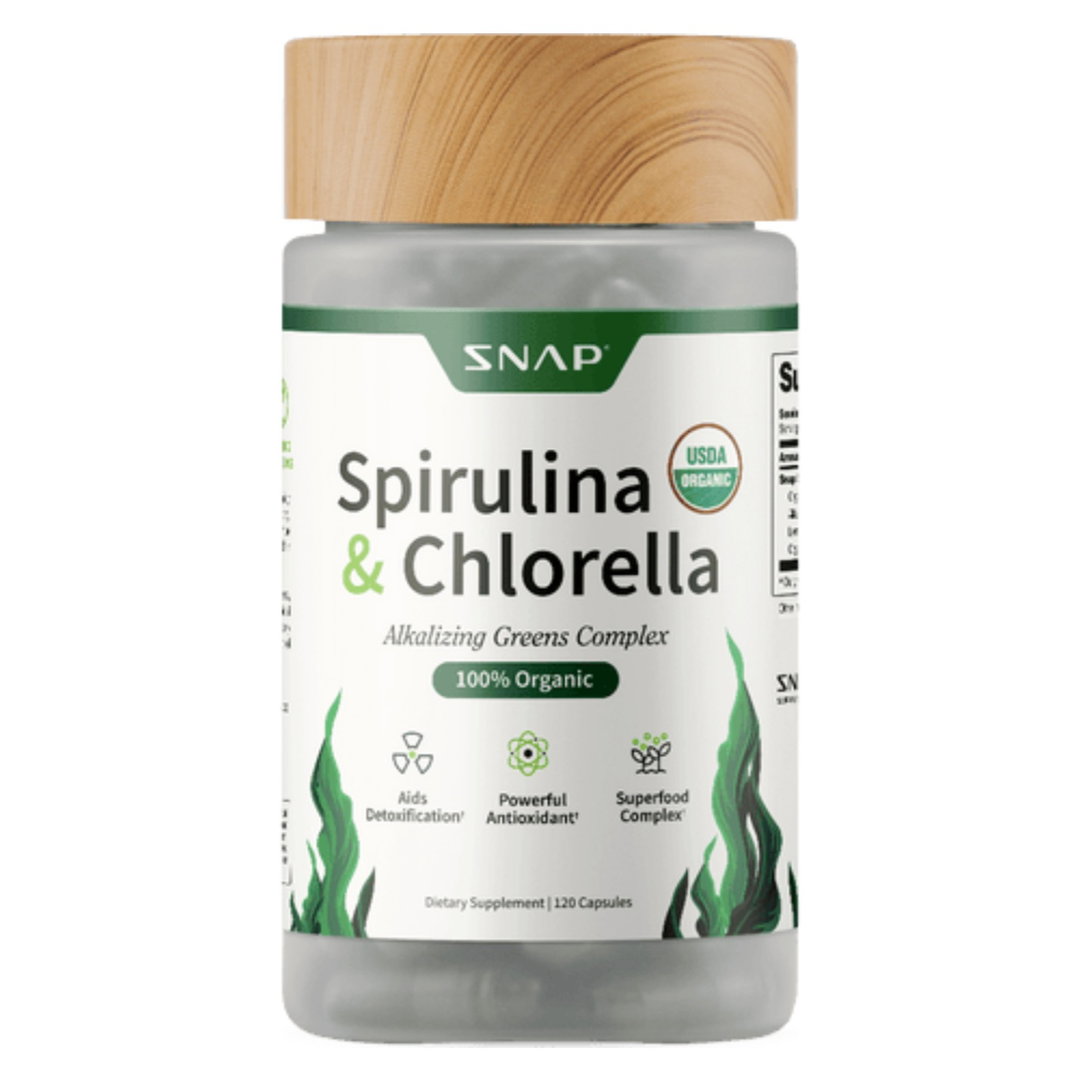 Snap - Spirulina + Chlorella - Alkalizing Greens Complex