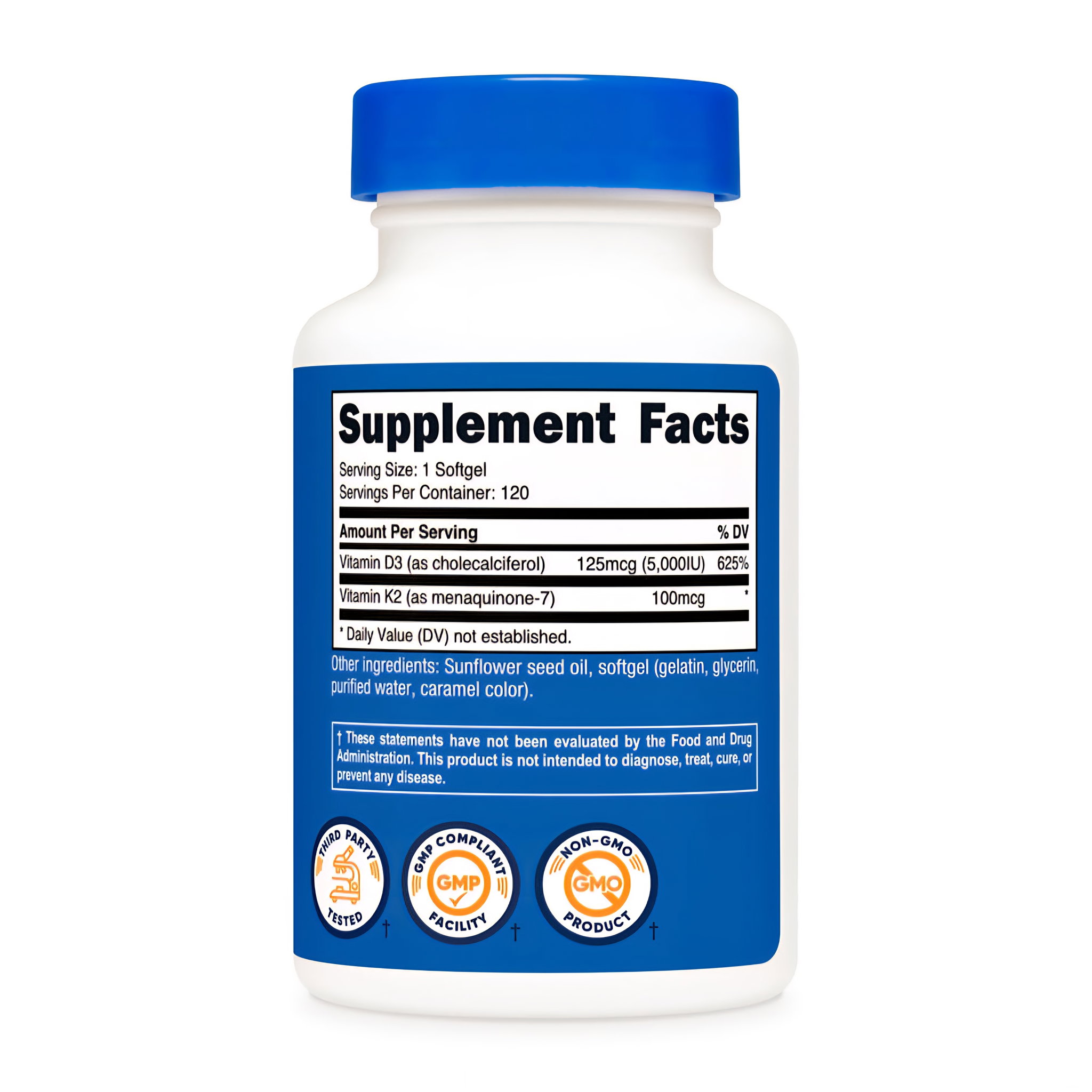 Nutricost - Vitamin K2 + Vitamin D3 Softgels_2