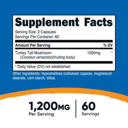 Nutricost - Turkey Tail Mushroom Capsules