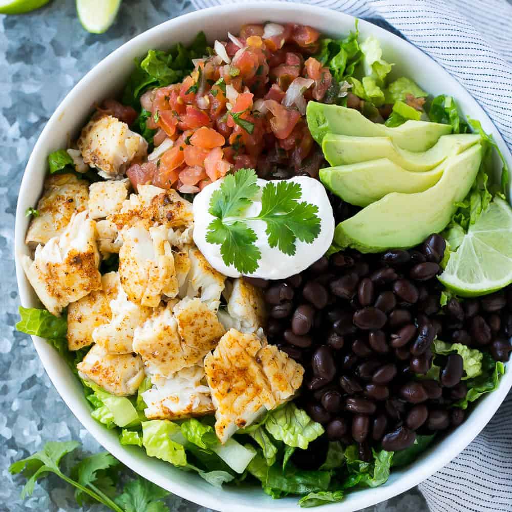 Fish Salad Bowl