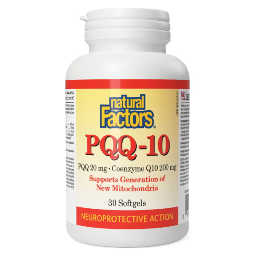 Natural Factors - PQQ-10 20 mg · Coenzyme Q10 200 mg
