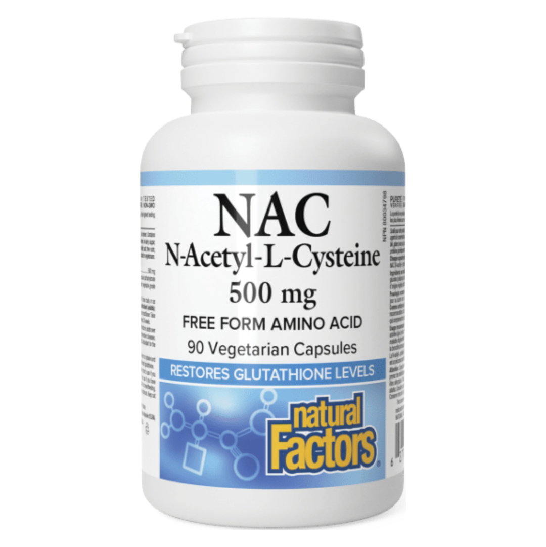 Natural Factors - N-Acetyl-L-Cysteine Amino Acid 500 mg