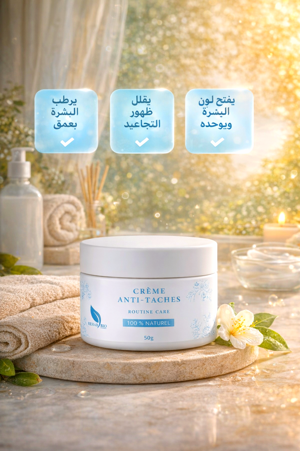 Crème anti-taches