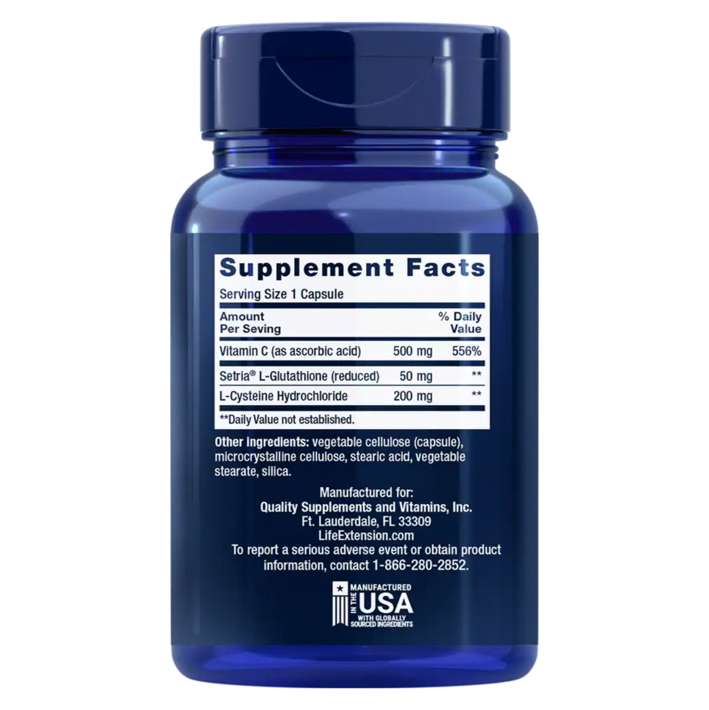Life Extension - Glutathione, Cysteine & C_1