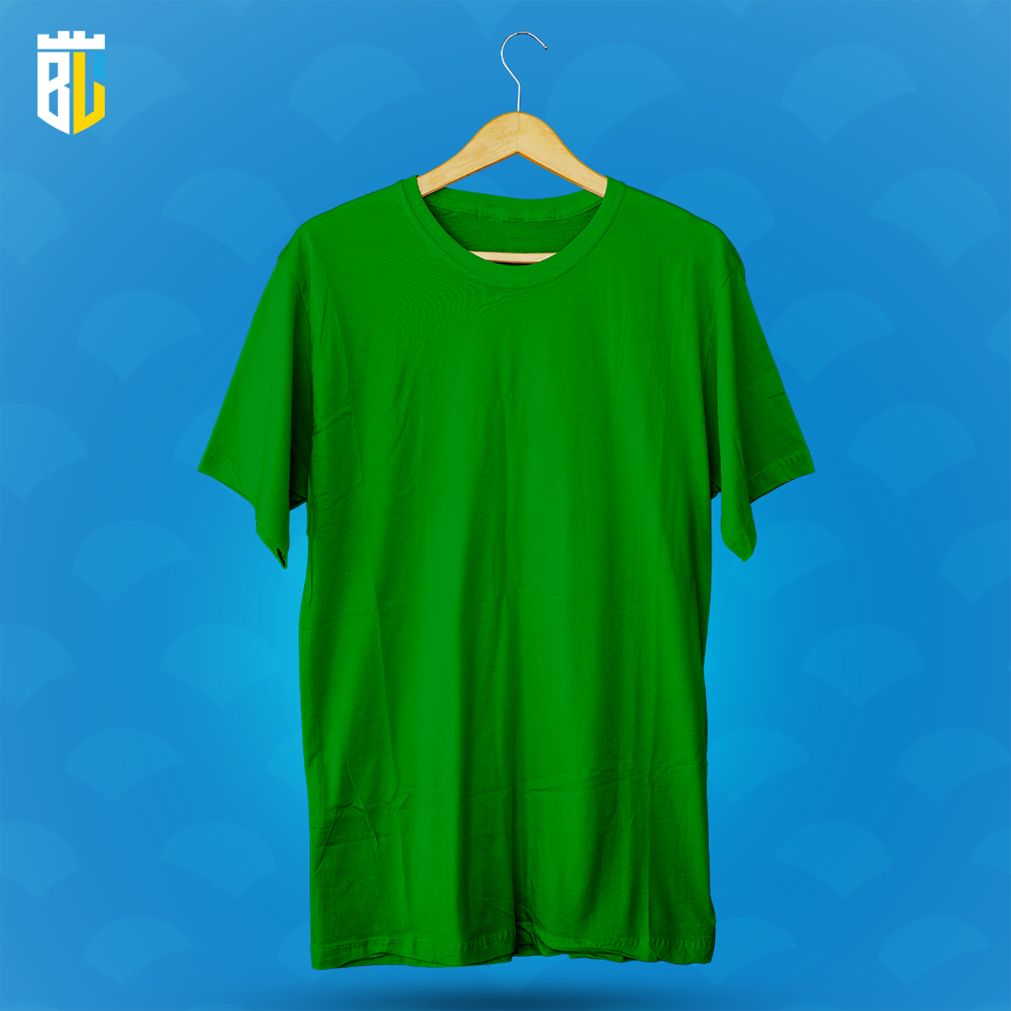 HIJAU FUJI 24S - Kaos Polos Dewasa_0