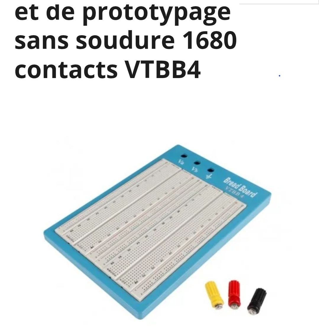 Planche de test de circuit electronique 1660 trous