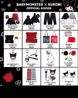 Babymonster x Kuromi Official Merch
