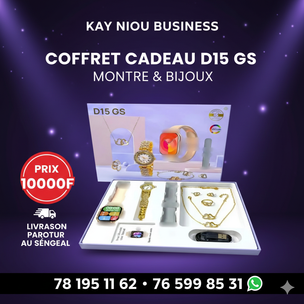 Boîte bijouterie complète