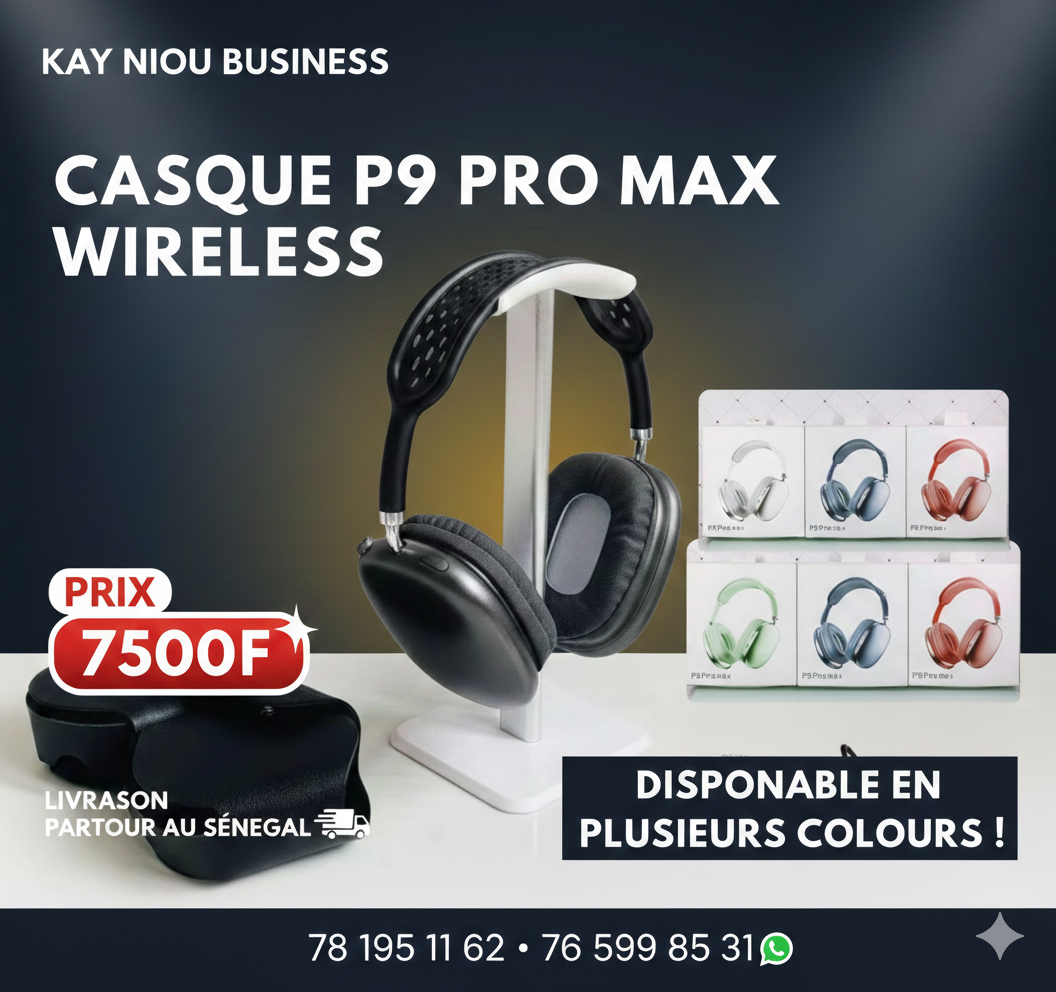 Casque Bluetooth p9