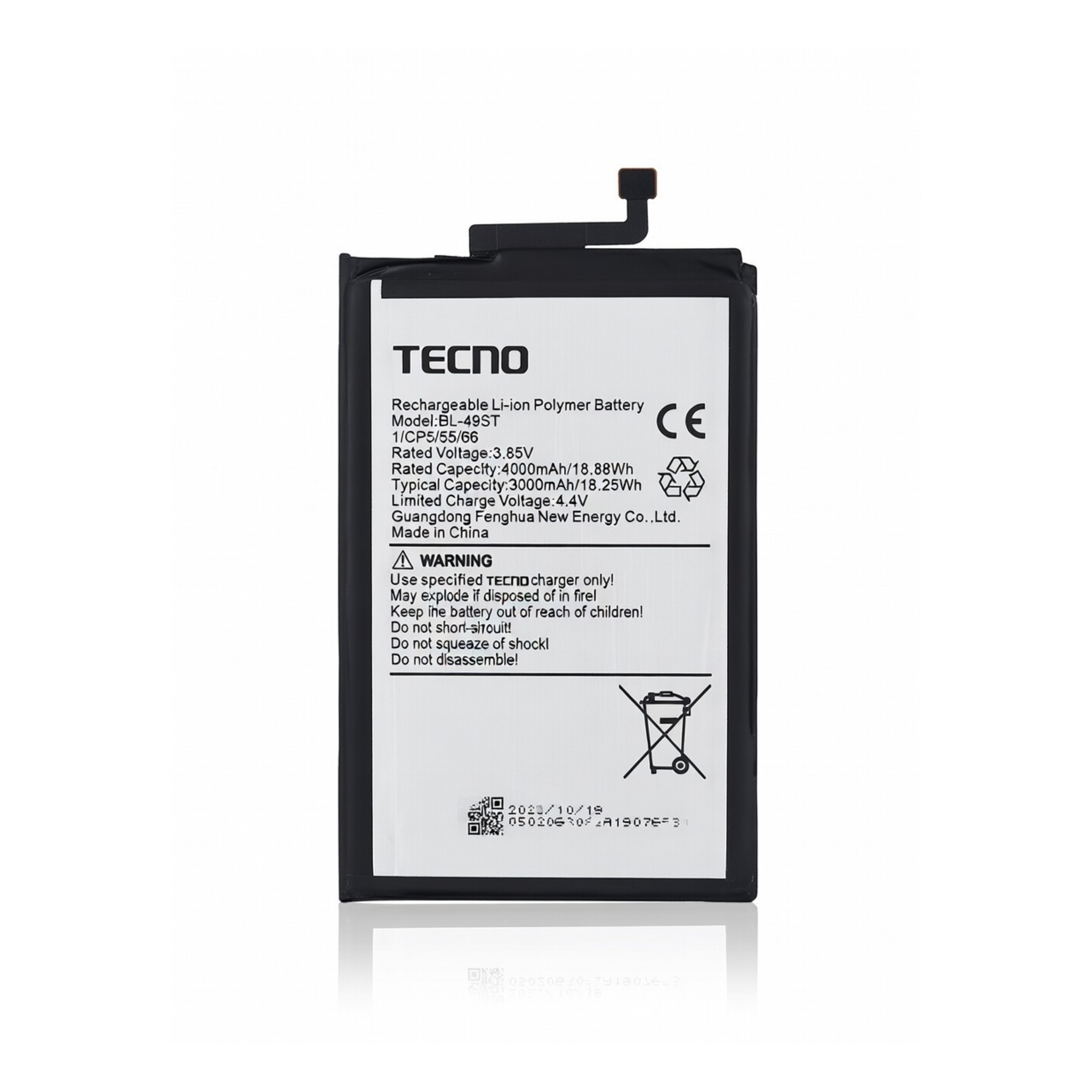 Bateria Tecno Spark 10C_0