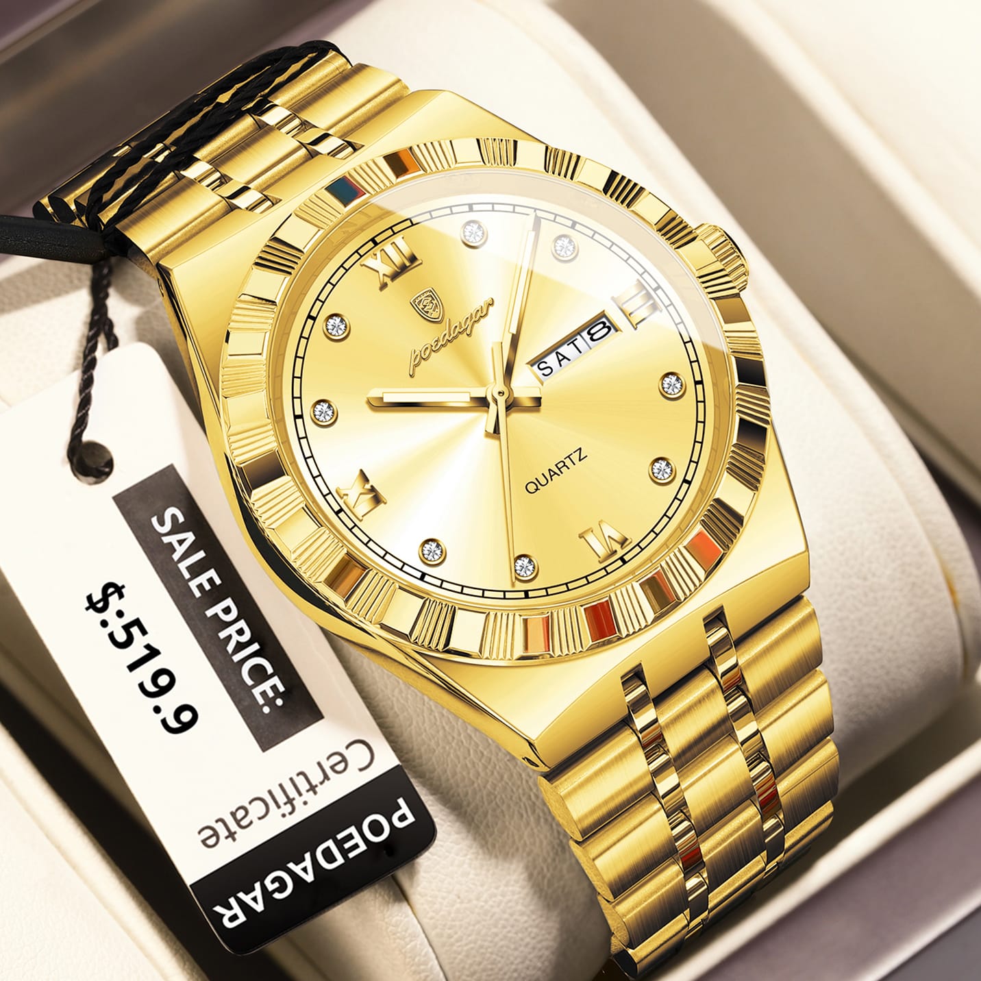 Luminous Quartz Men's Watch_4
