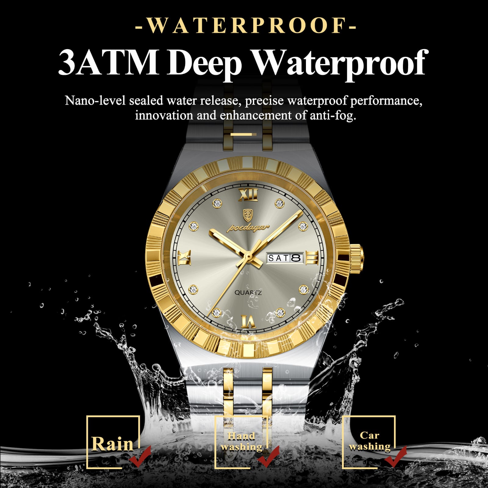 Luminous Quartz Men's Watch_2