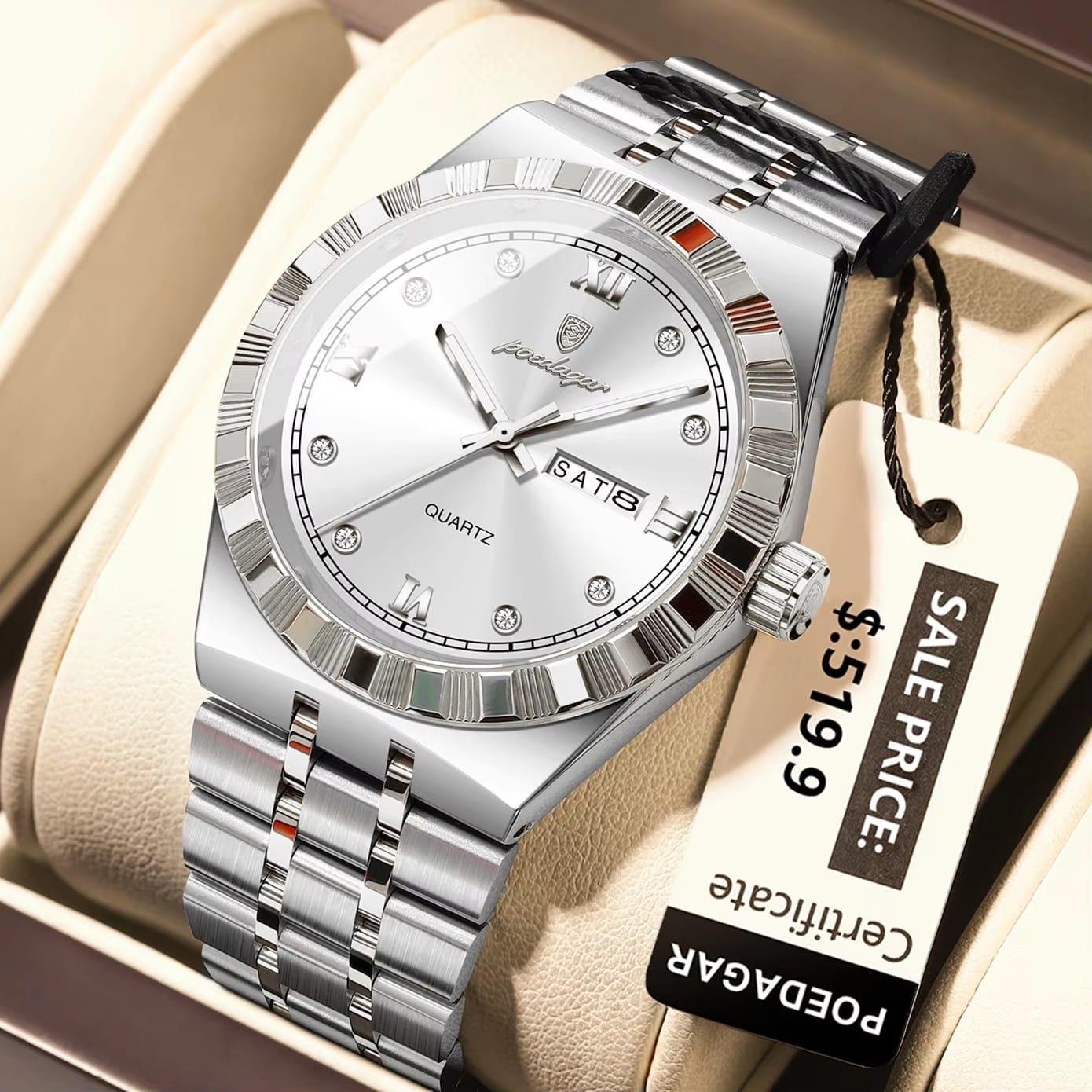 Luminous Quartz Men's Watch_7