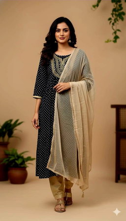 Three Piece  Cotton febrics