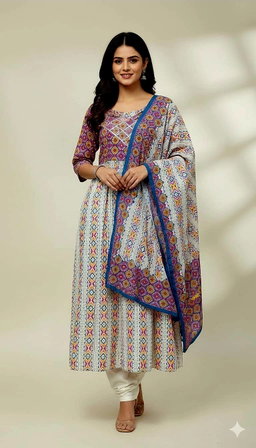 Three Piece  Cotton febrics