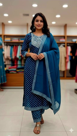 Three Piece  Cotton febrics