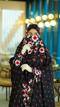 Plaju Khimar Set  ফেব্রিকঃ সফট চায়না লিলেন