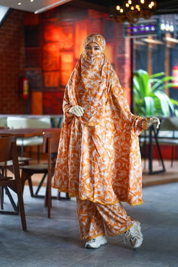 Plaju Khimar Set  ফেব্রিকঃ সফট চায়না লিলেন