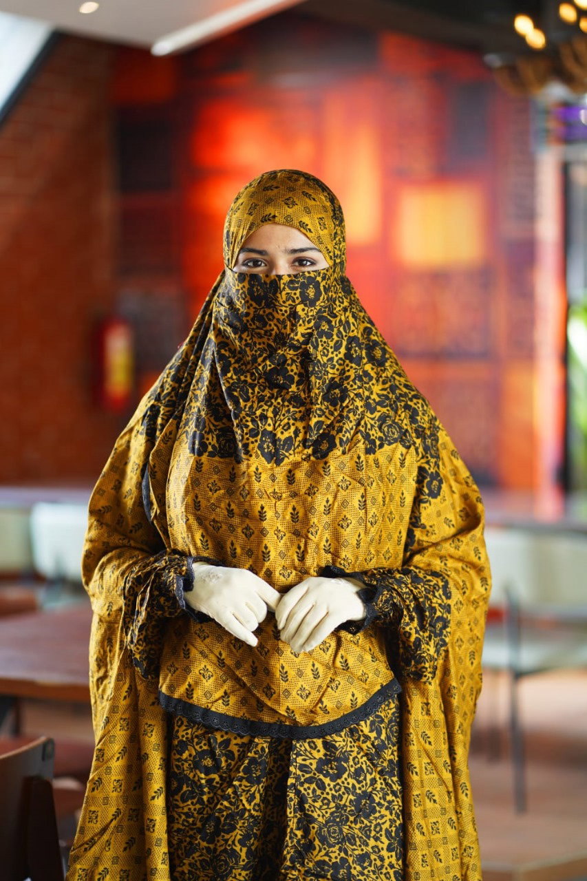 Plaju Khimar Set  ফেব্রিকঃ সফট চায়না লিলেন