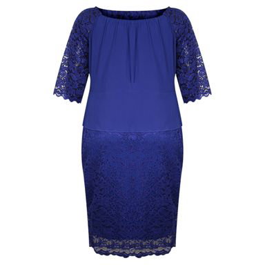 Luceez Lace 3/4 Dress Blue EU52(US 22)  _1