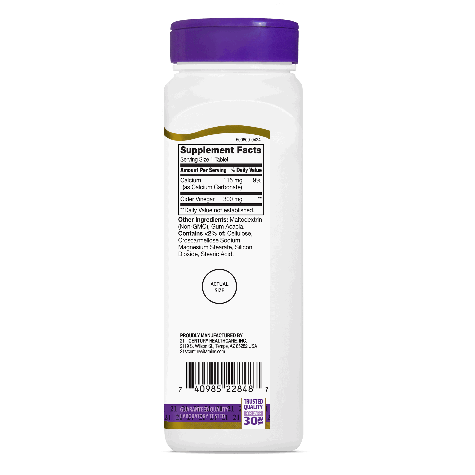 21 Century - Apple Cider Vinegar 300 mg_1