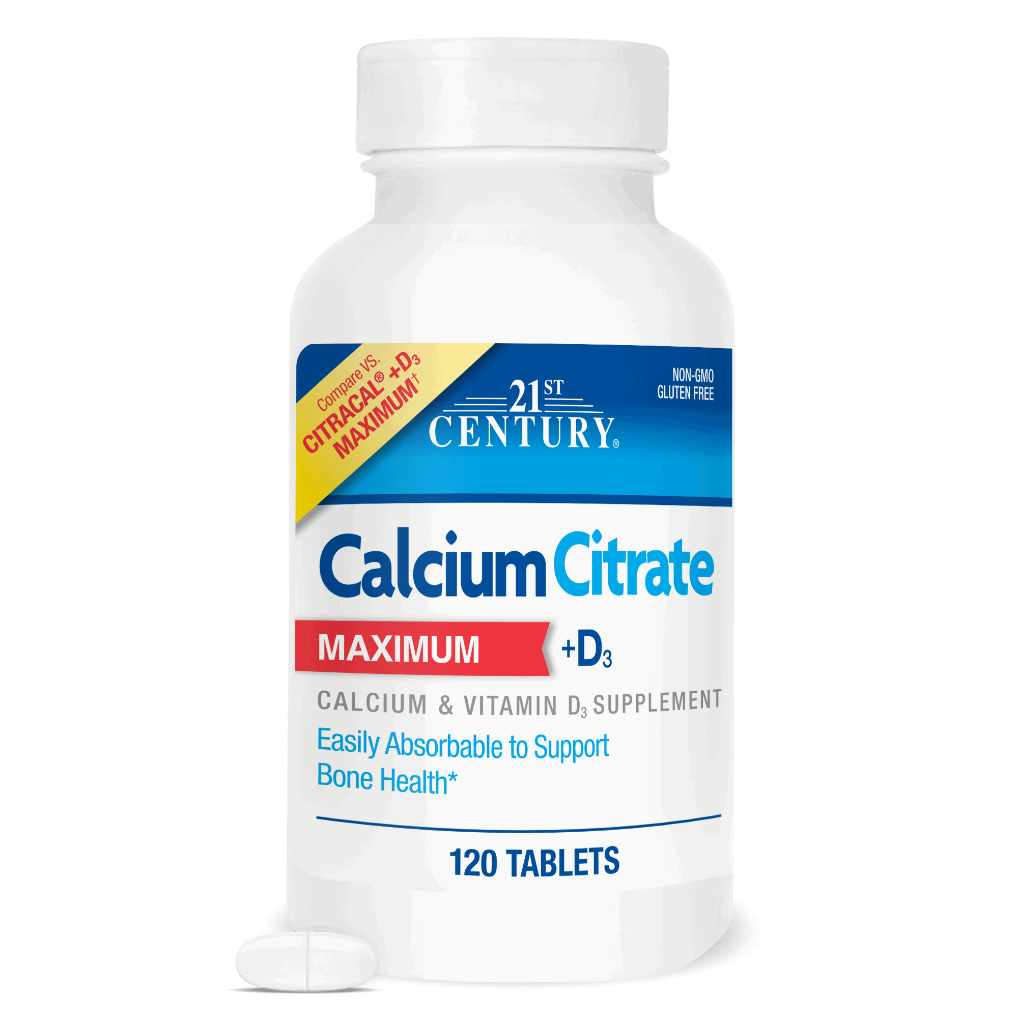 21 Century - Calcium Citrate Maximum +D3_0